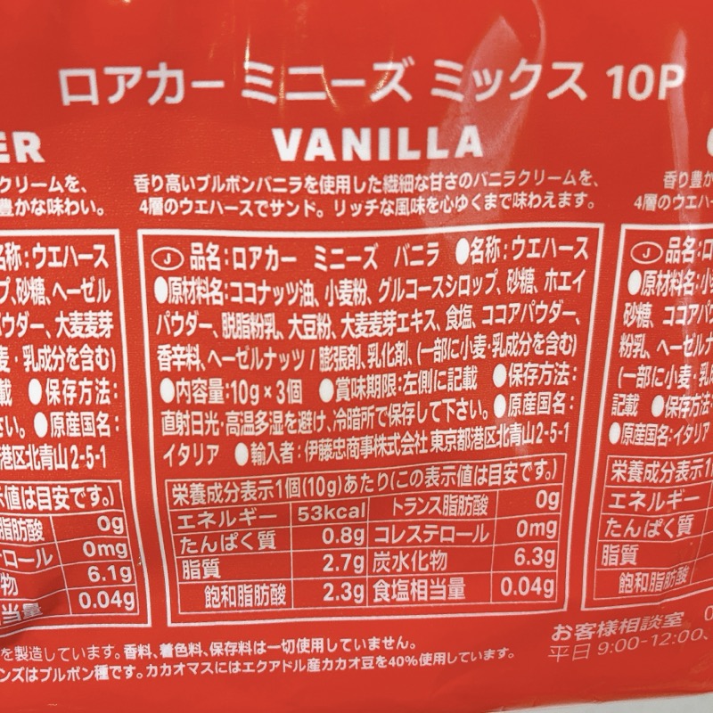ロアカーのミニーズミックス
