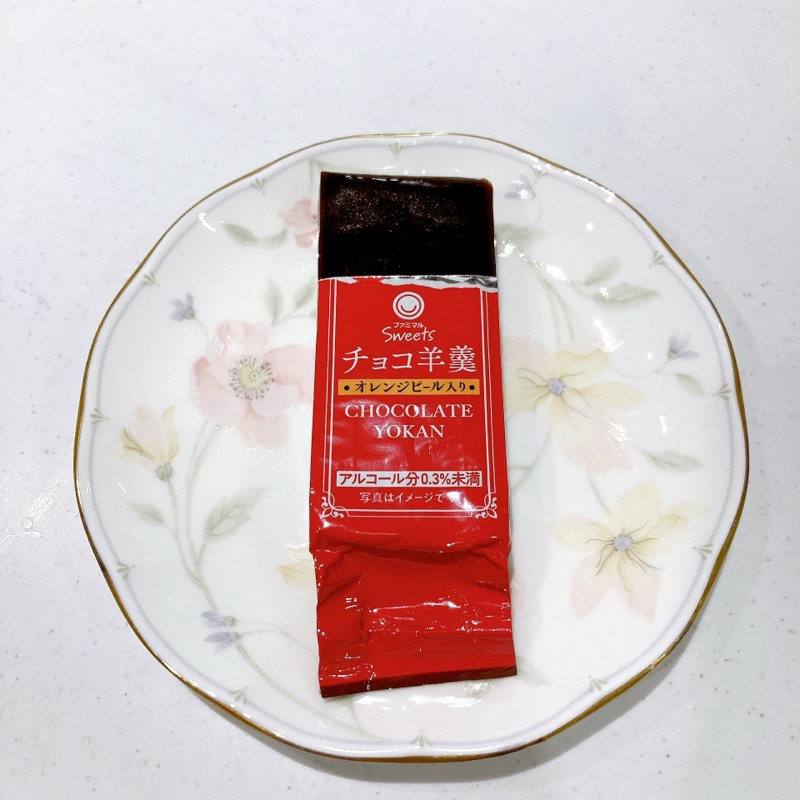 チョコ羊羹はオレンジピール