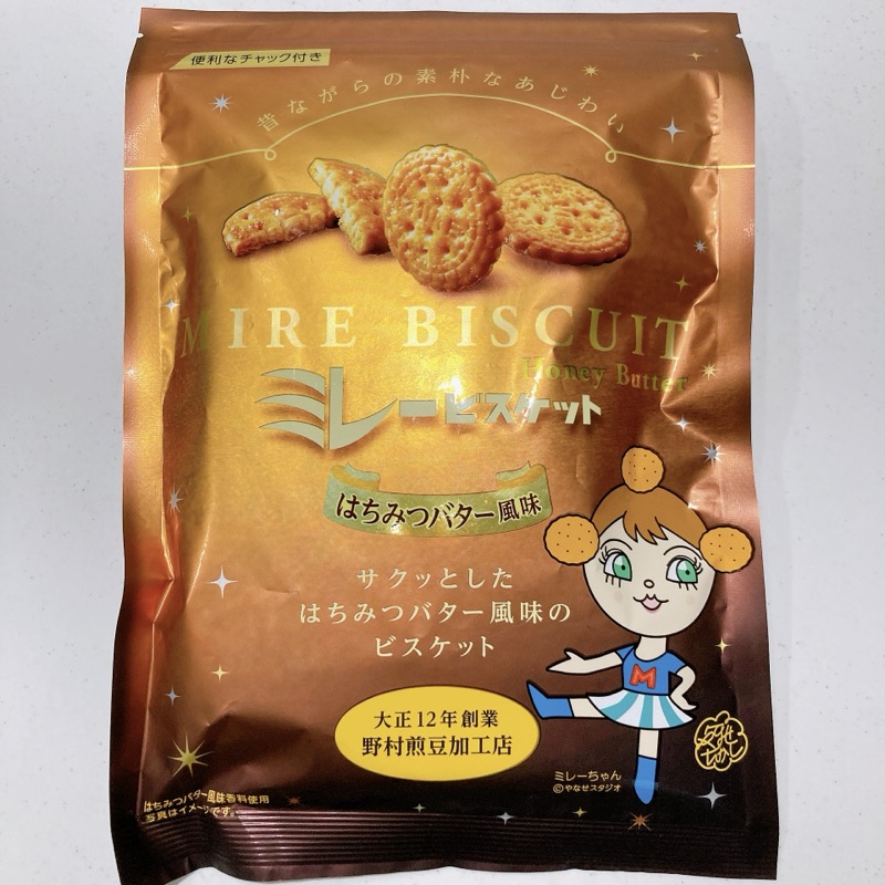 ミレービスケットのはちみつバター風味