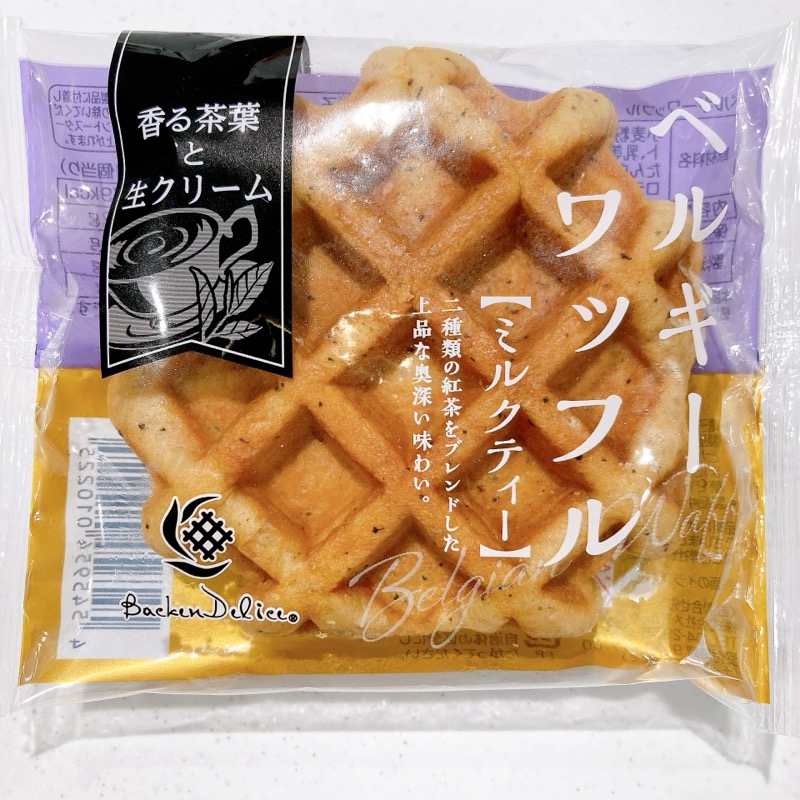 ダイソー、ベルギーワッフルのミルクティー味