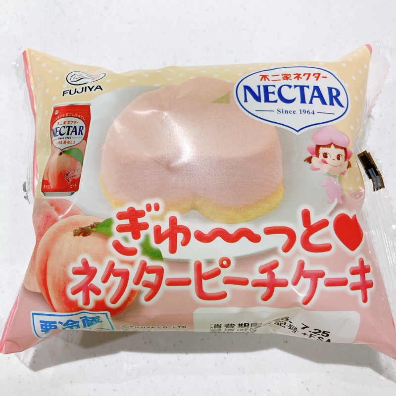 ぎゅ〜っとネクターピーチケーキ