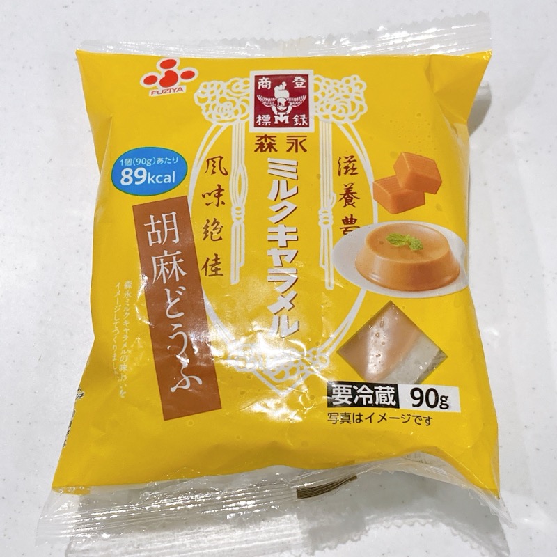 森永ミルクキャラメル味の胡麻どうふ