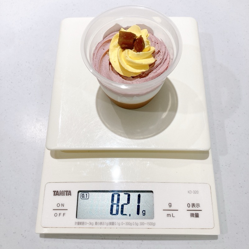 ロピアの秋の味覚パフェ