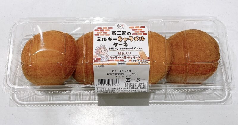不二家のミルキーなキャラメルケーキ