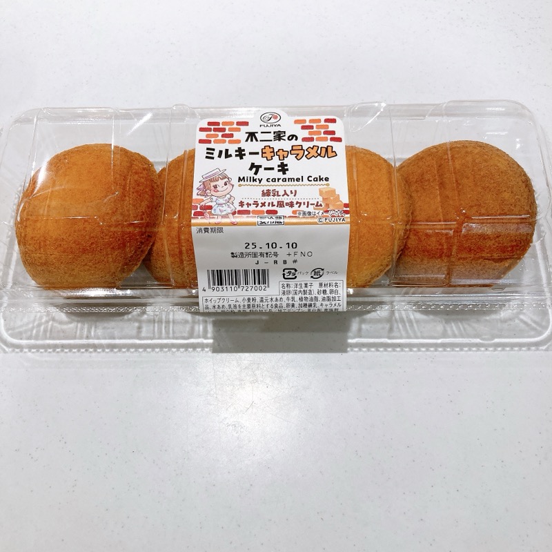 不二家のミルキーなキャラメルケーキ