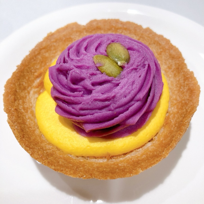 ローソンの紫いもとかぼちゃのタルト