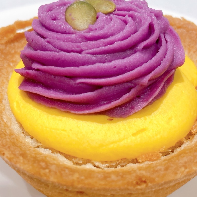 ローソンの紫いもとかぼちゃのタルト