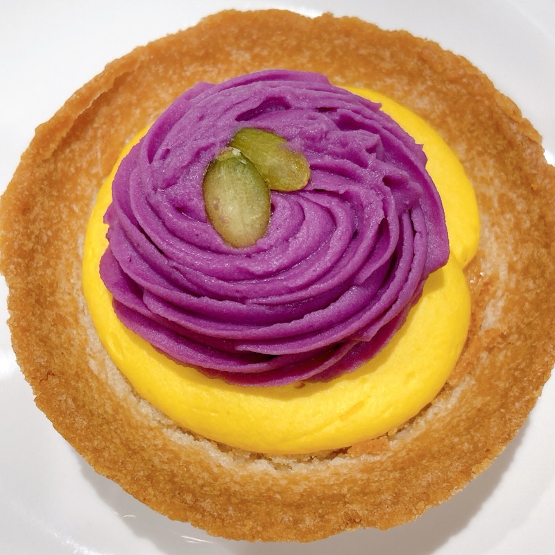 ローソンの紫いもとかぼちゃのタルト