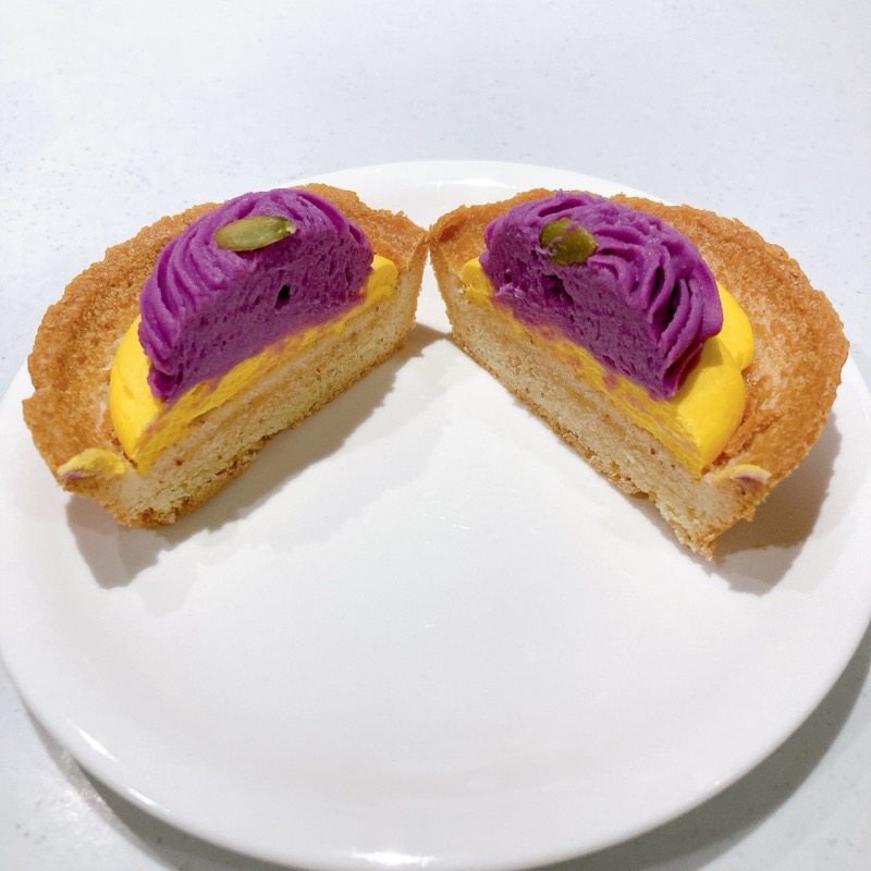 ローソンの紫いもとかぼちゃのタルト