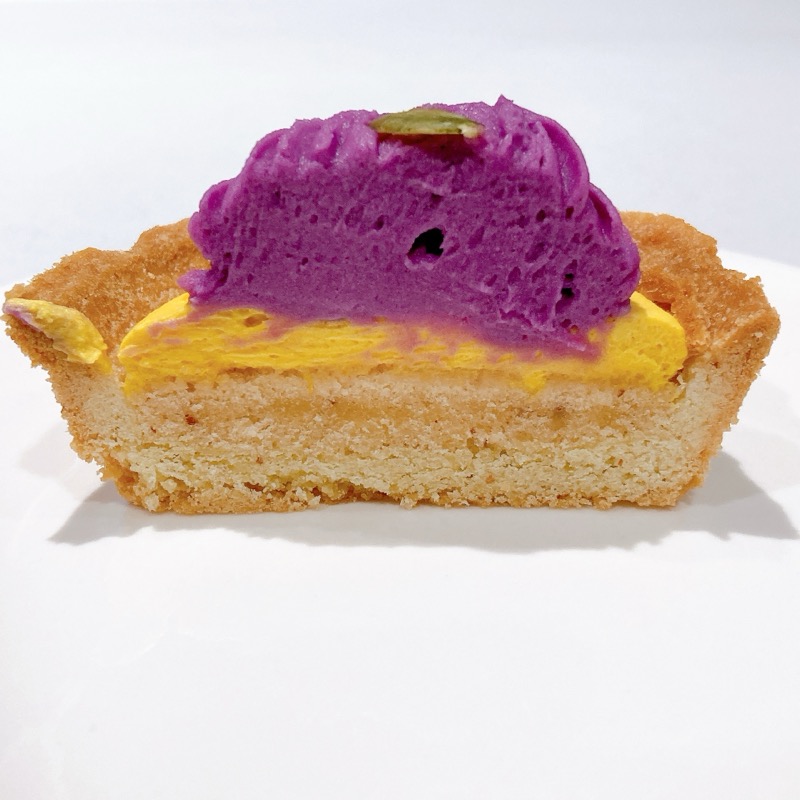 ローソンの紫いもとかぼちゃのタルト