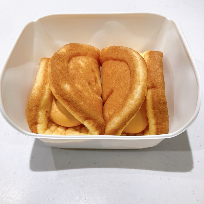 キャラメルパンプキンのワッフル