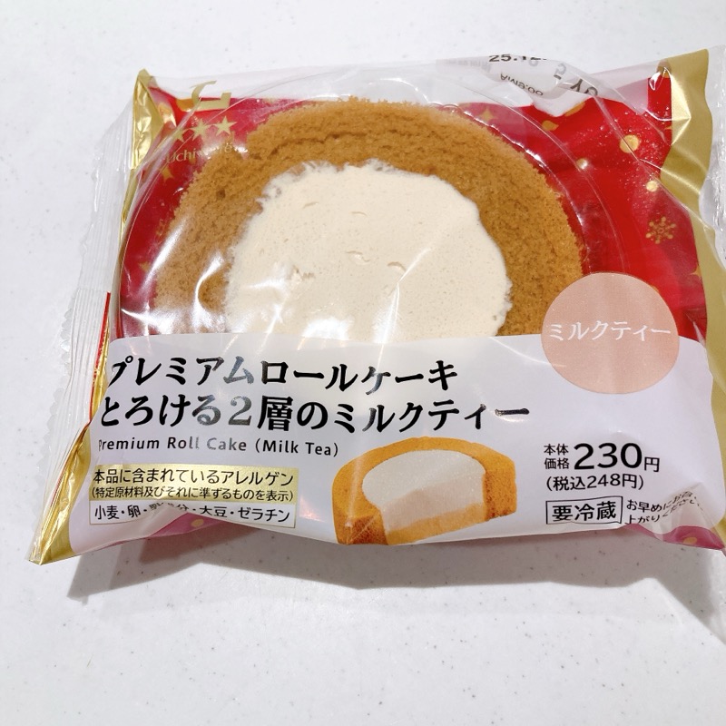 プレミアムロールケーキとろける2層のミルクティー