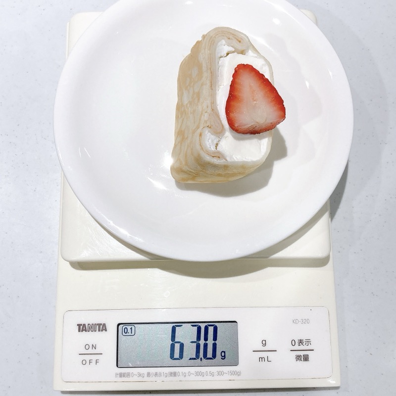 もちっと食感いちごのクレープ