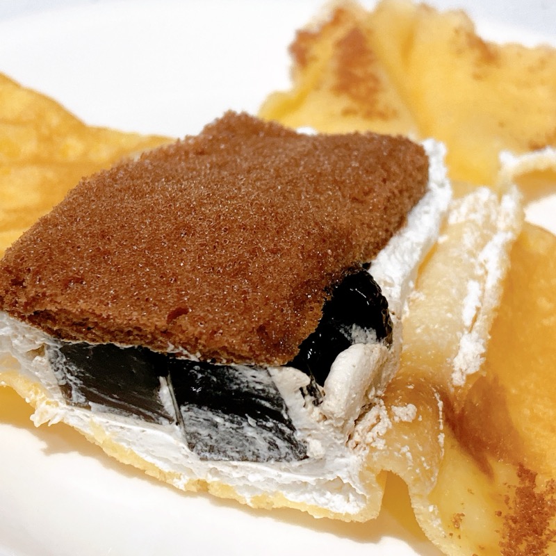 コメダ珈琲店監修喫茶店の珈琲ゼリークレープ