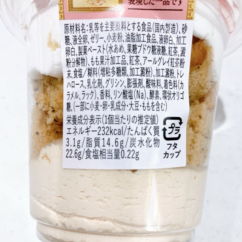 《桃とアールグレイシフォン》ミュシャ四季春