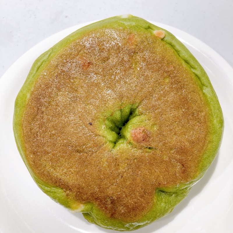 むぎゅっとベーグル抹茶&ホワイトチョコチップ