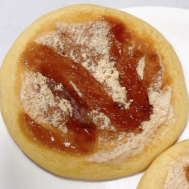 神奈川県産津久井在来大豆使用 きな粉クリーム生どら焼