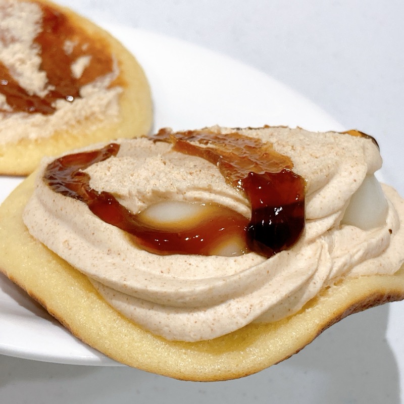 神奈川県産津久井在来大豆使用 きな粉クリーム生どら焼