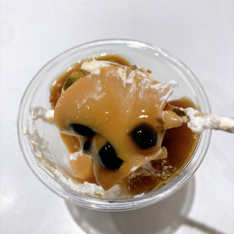 黒糖烏龍ミルクティーパフェ
