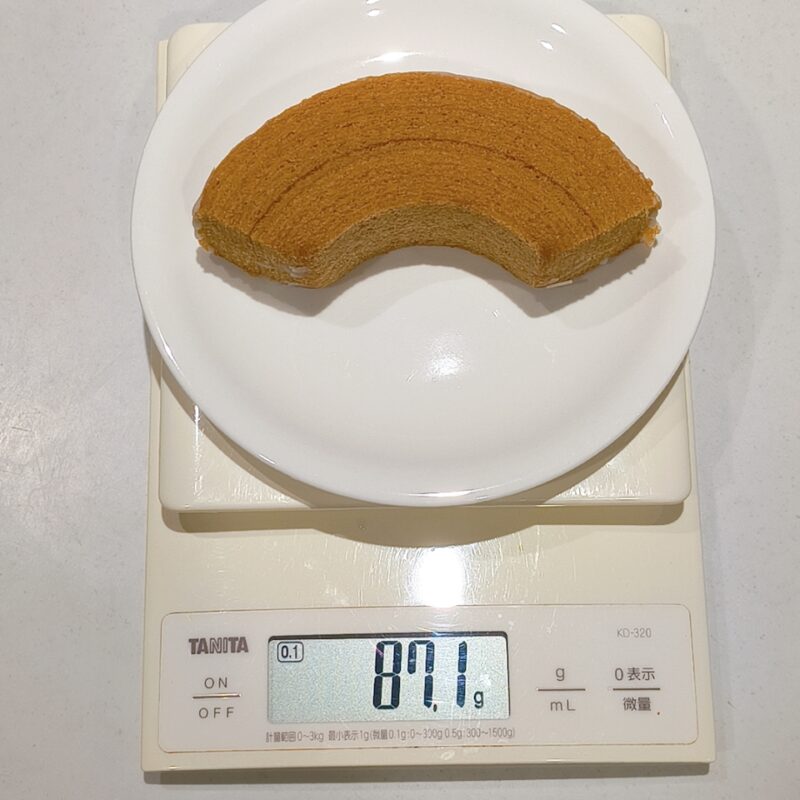 冷やして食べるしっとり食感のキャラメルバウム