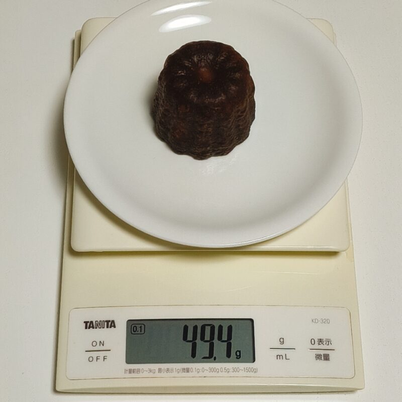 ラム酒とバター香るカヌレ