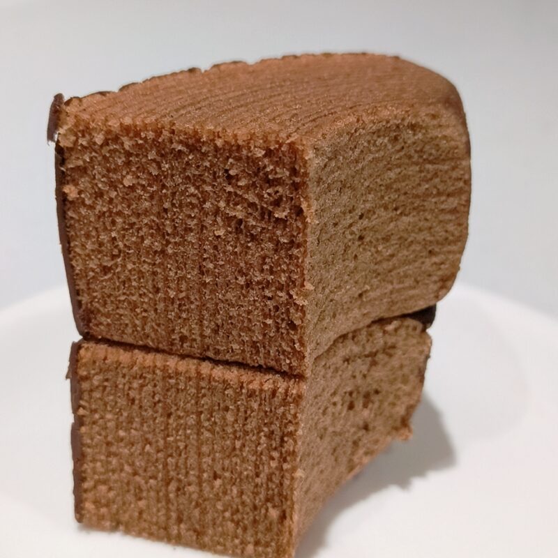 冷やして食べる森永ミルクココアバウム