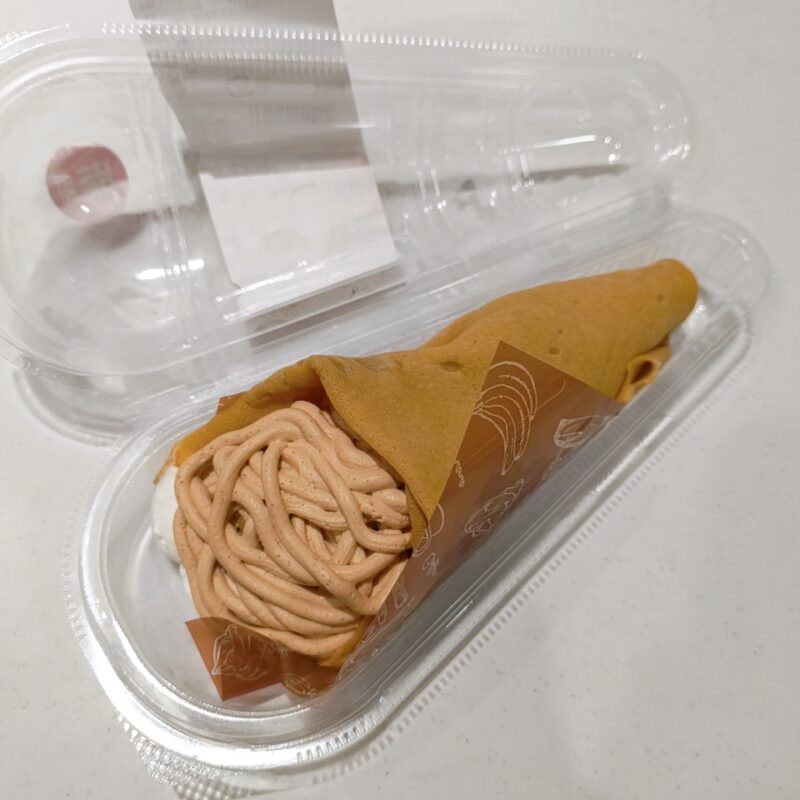 イタリア栗のモンブランクレープ