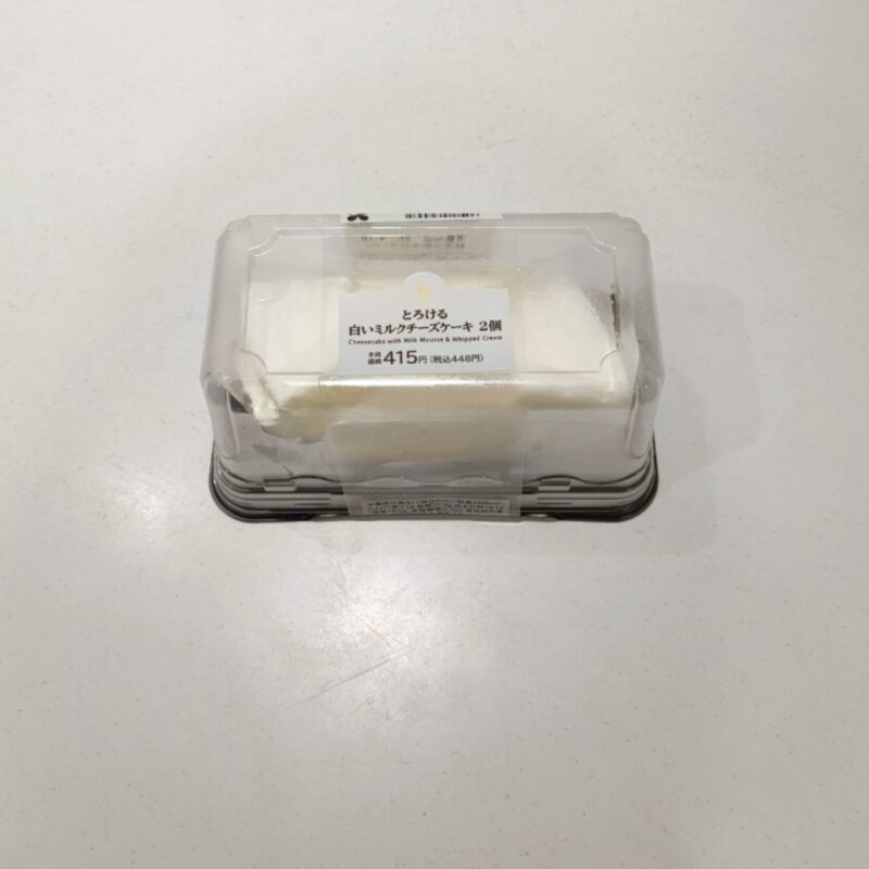 とろける白いミルクチーズケーキ