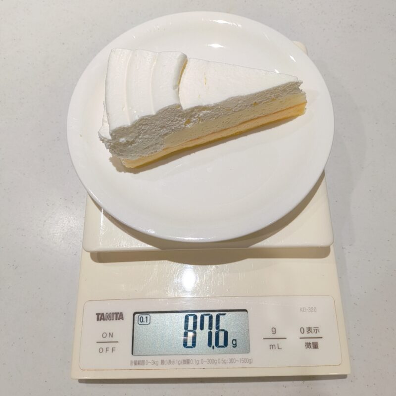 とろける白いミルクチーズケーキ