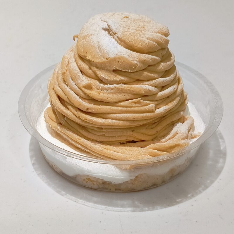 イタリア栗の焼き栗モンブラン